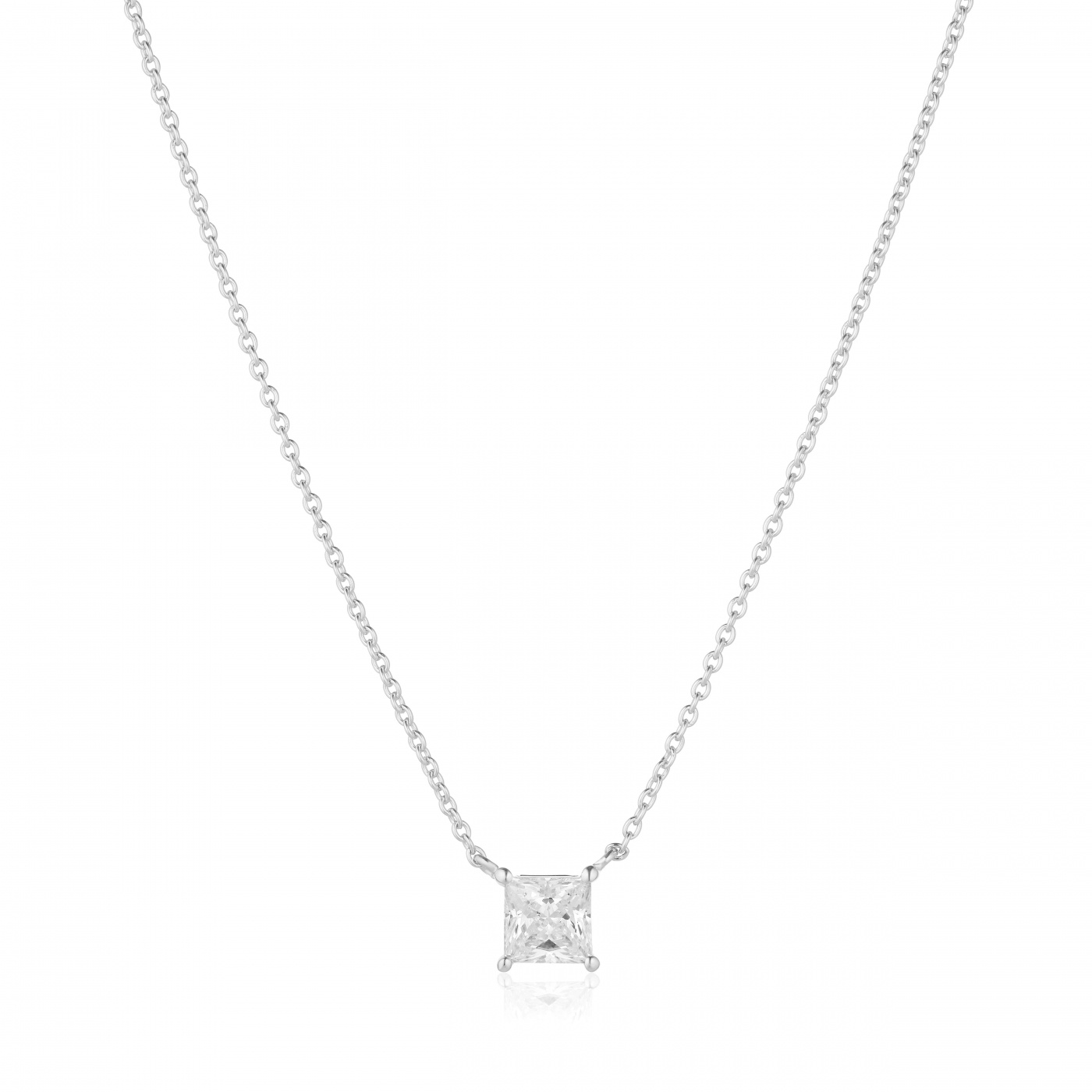 ELLERA QUADRATO Kettingen Vita Zirkoner Zilver