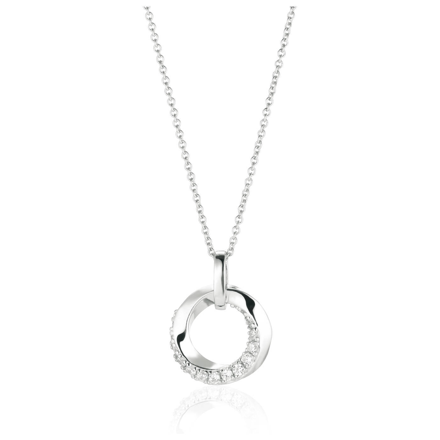 FERRARA PENDANT Zilver 38-45 cm