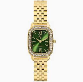 LUCIANA WATCH GOLD/GREEN