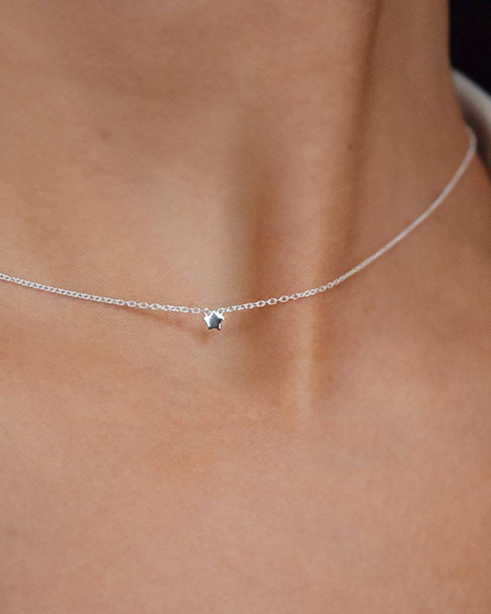 Stella Nova drop Kettingen Zilver