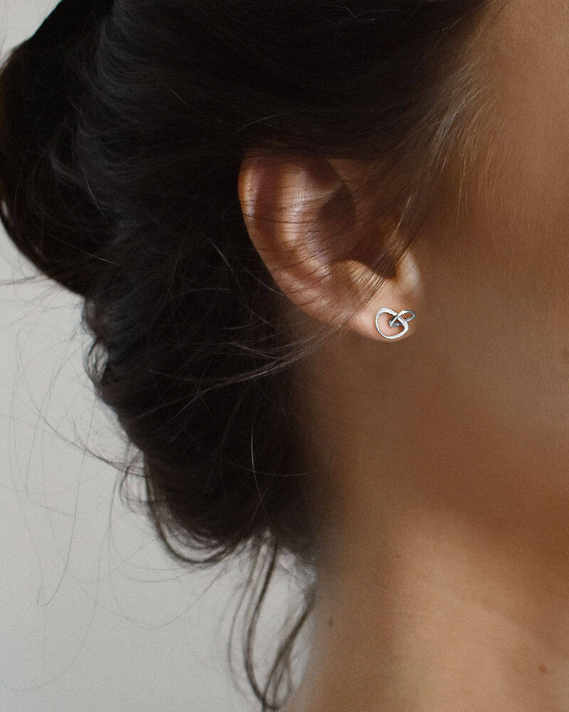 Together drop Oorbel Zilver