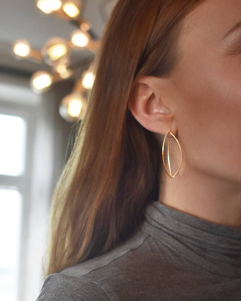 Together big Oorbel Goud