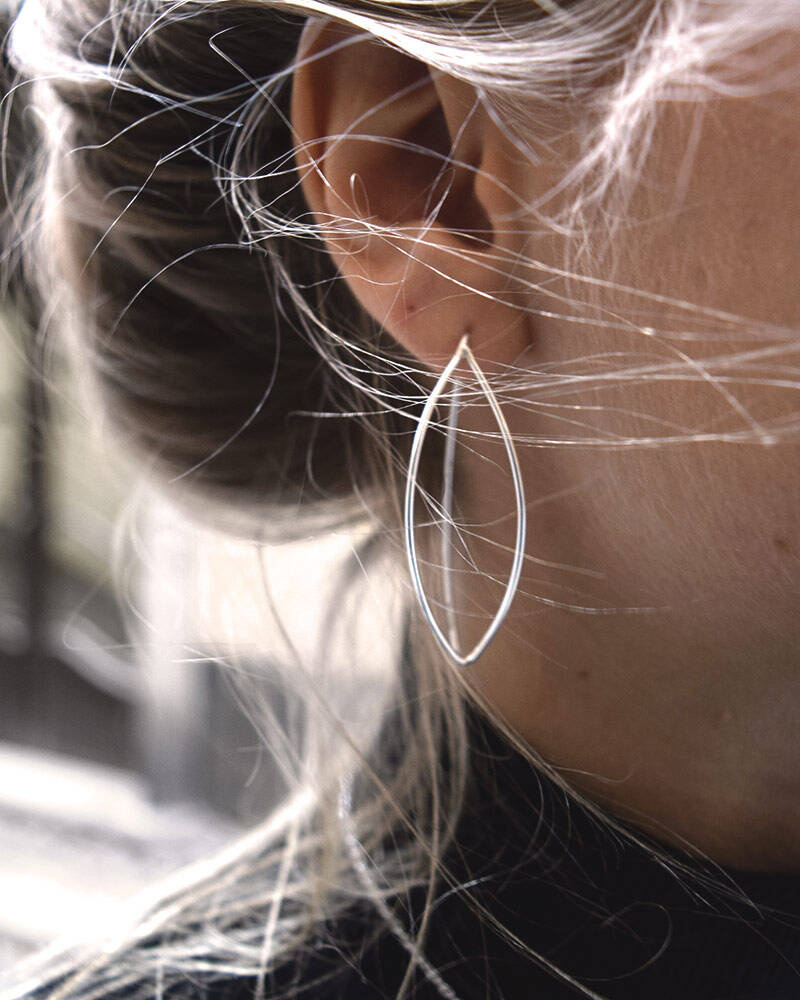 Together big Oorbel Oorbel Zilver