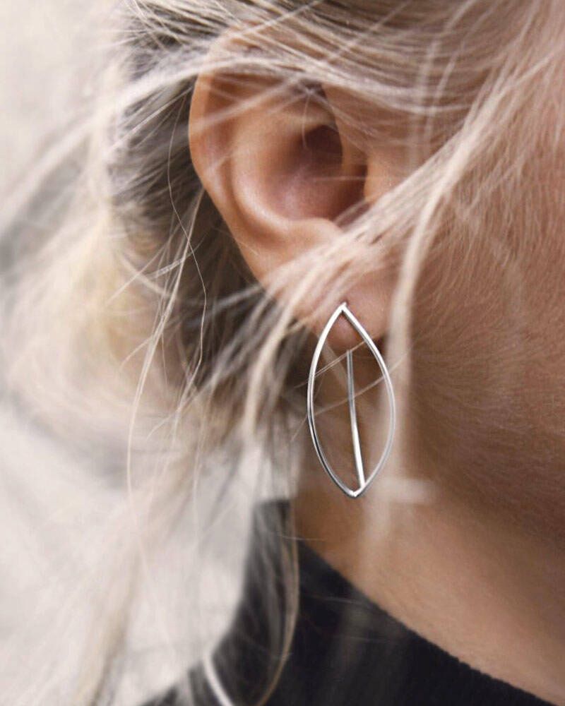 Together small Oorbel Oorbel Zilver