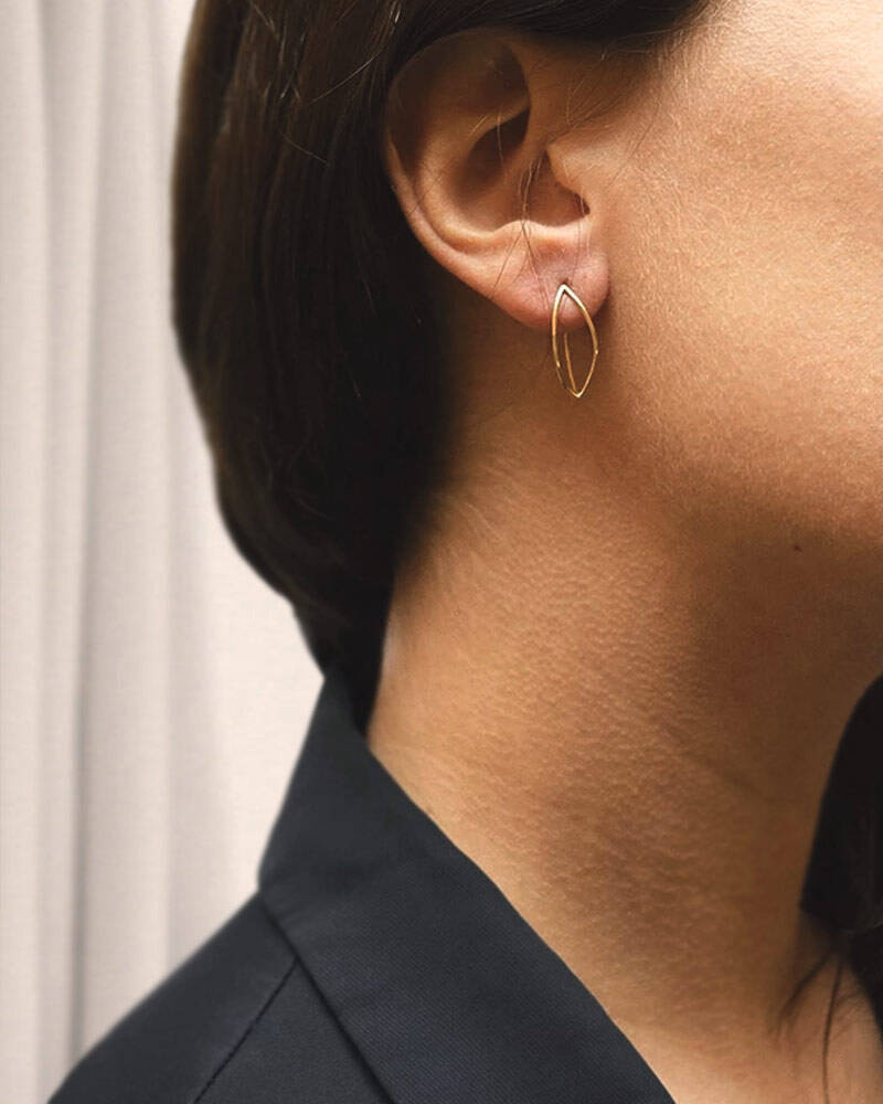 Together mini Oorbel Goud