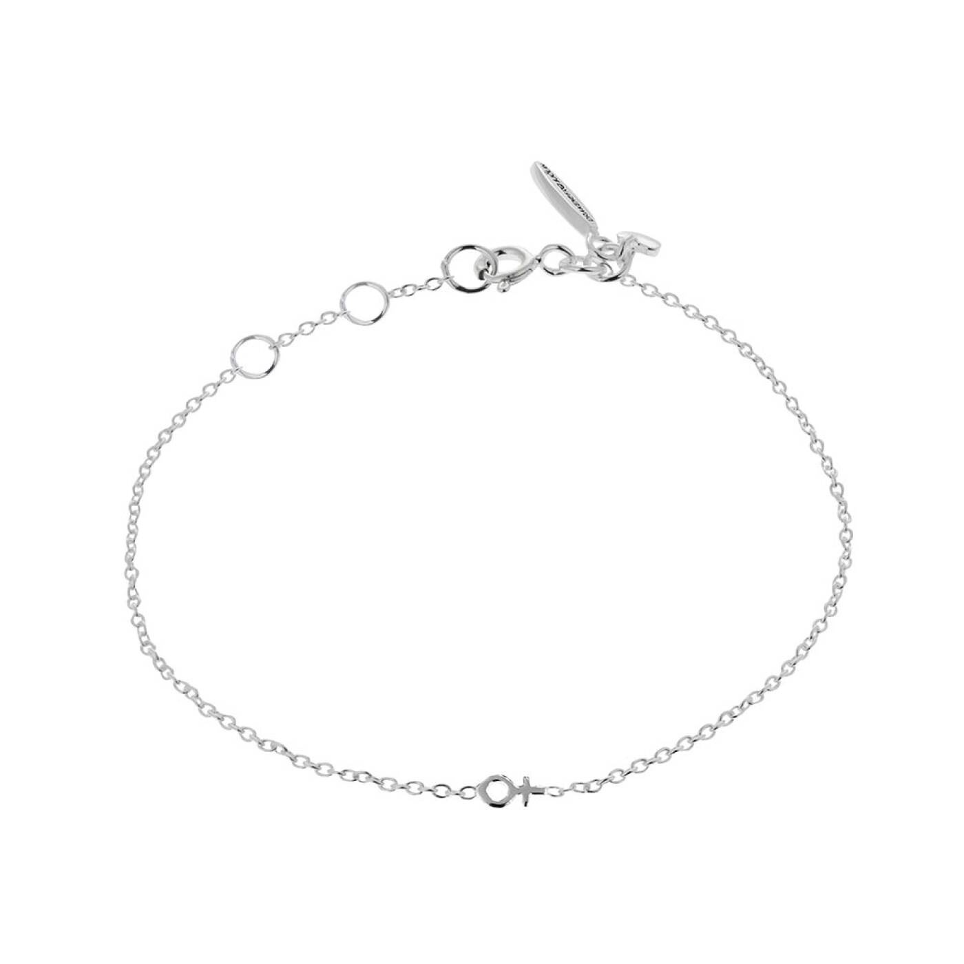 Women Unite drop Armbanden Zilver