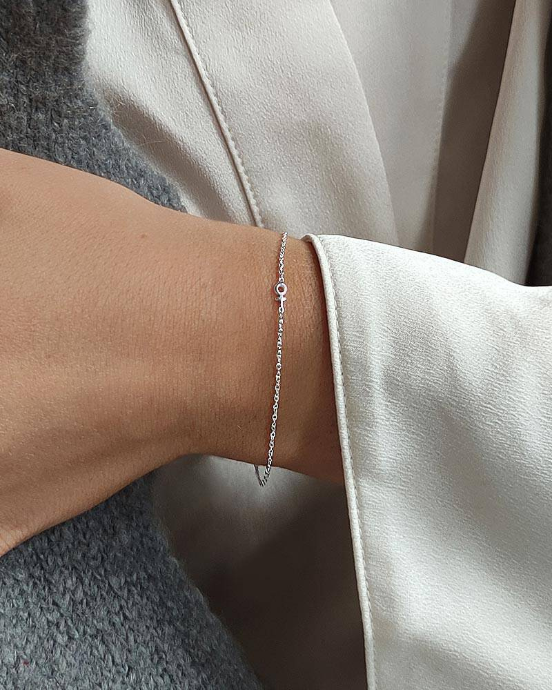 Women Unite drop Armbanden Zilver