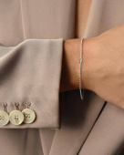 Women Unite drop Armbanden Zilver