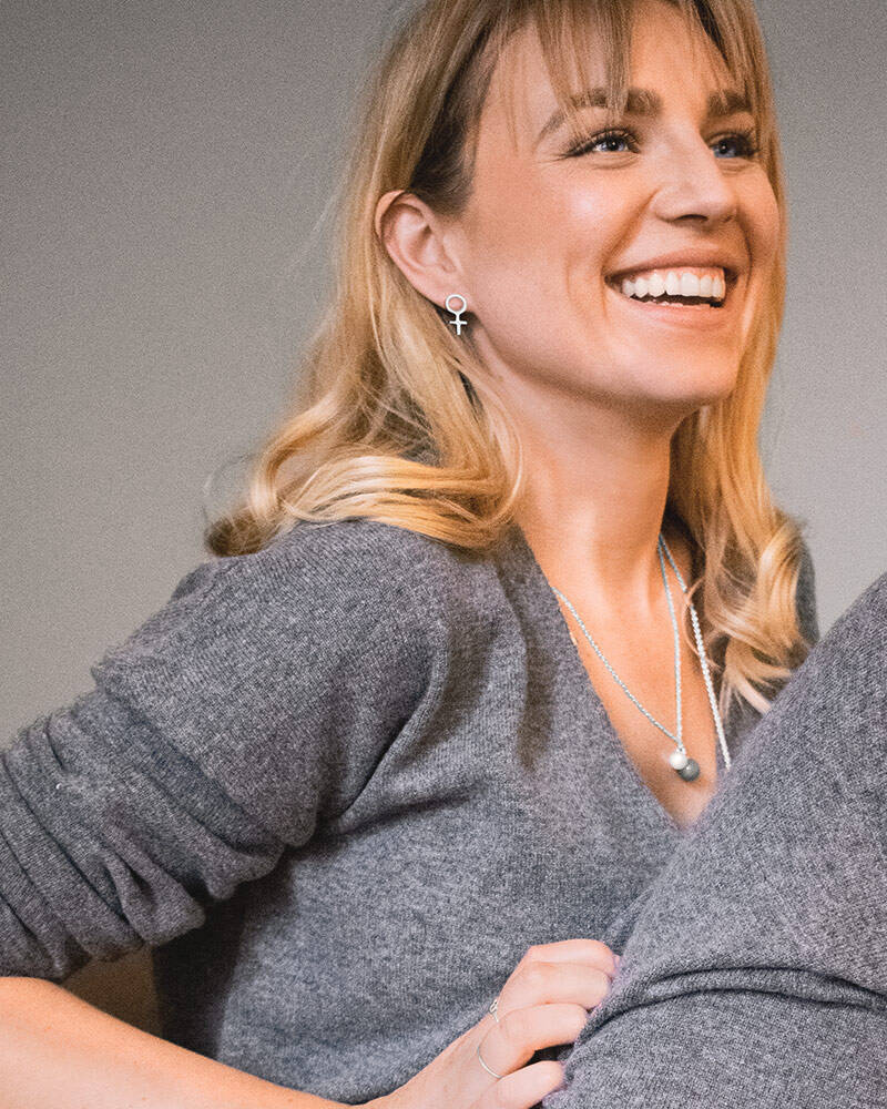 Women Unite small Oorbel Zilver