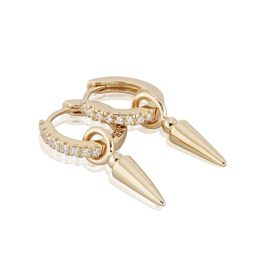 Spear of life Earrings creol Gold