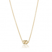 The knot mini Necklace Gold