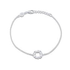 Bricks explosion mini Bracelet Silver