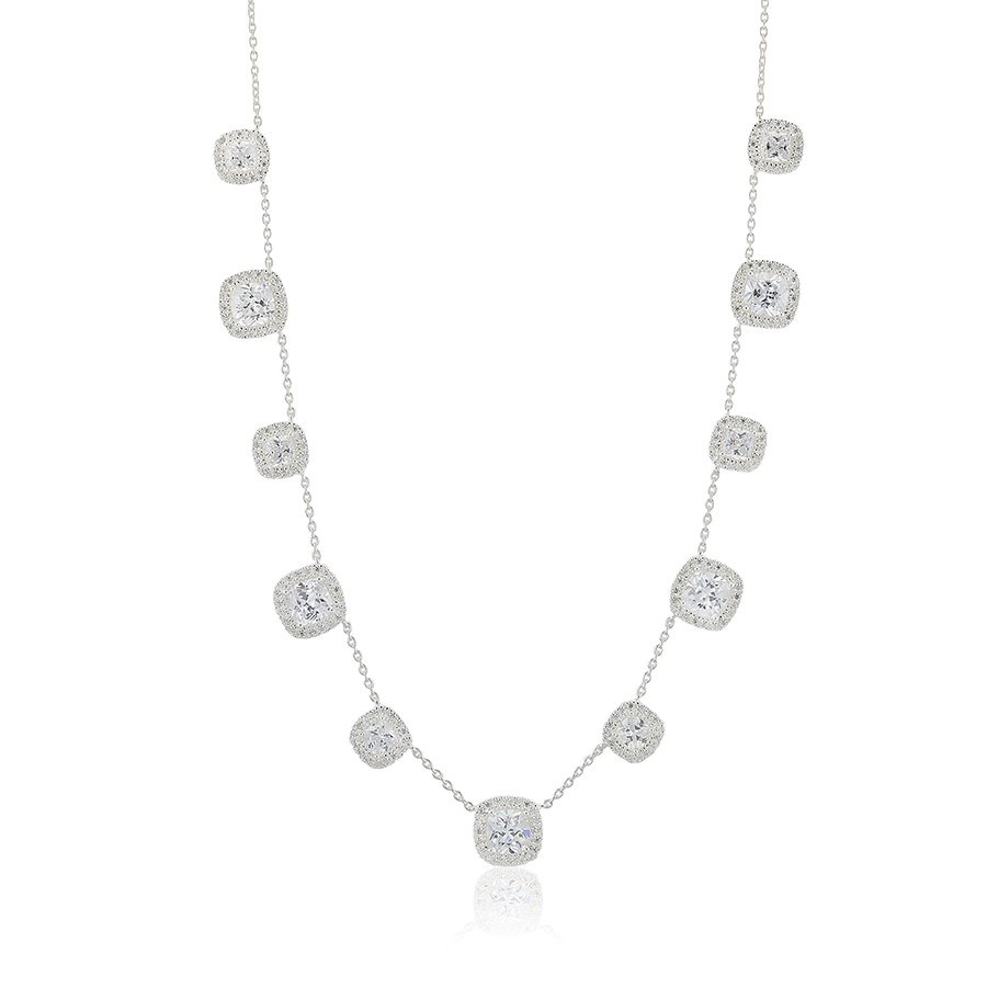 Glamorous -multi Necklace Silver