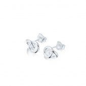 The Knot  Earrings Silver